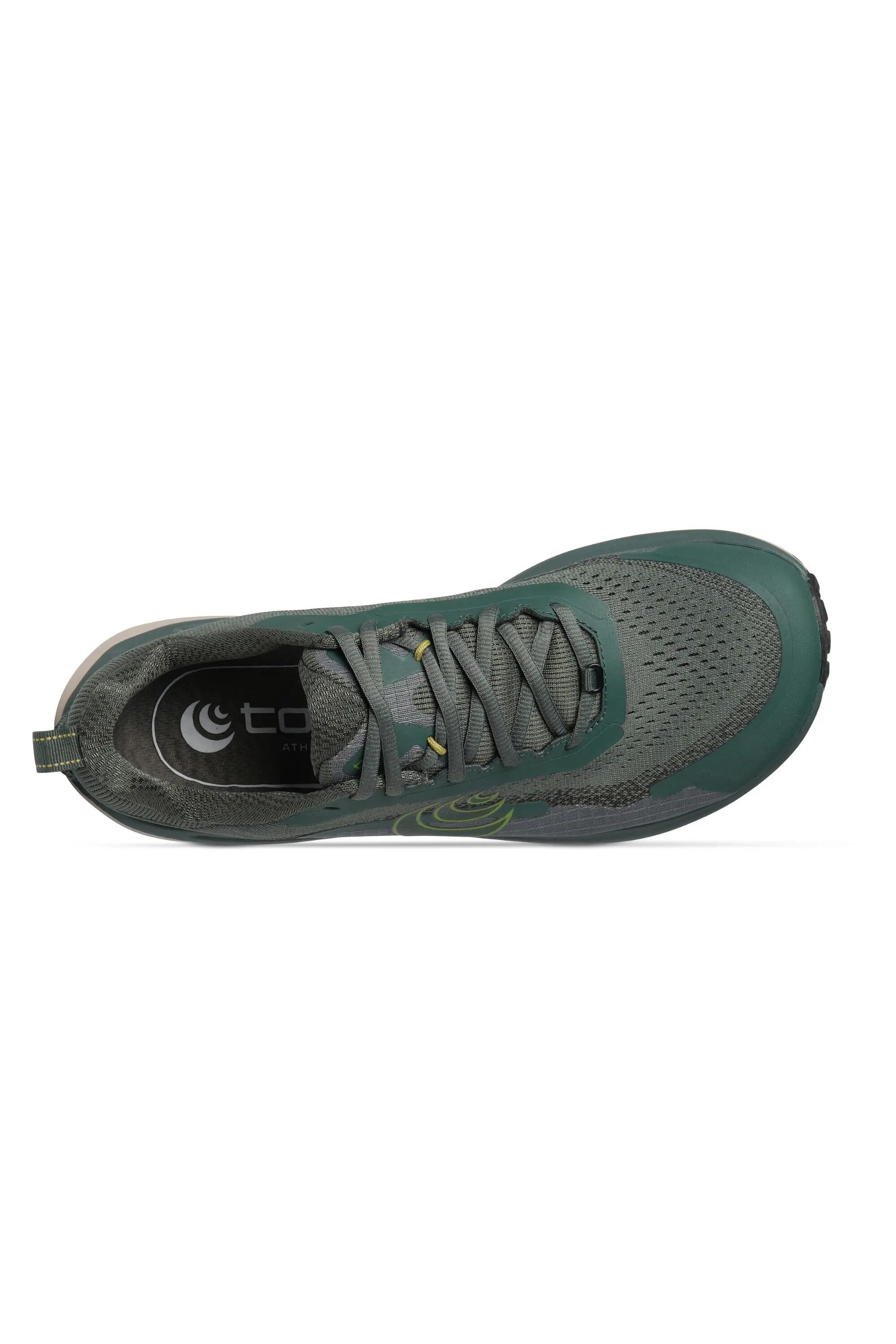 Ténis de trail running para homem, aderentes, Terraventure 5, verde 3/4
