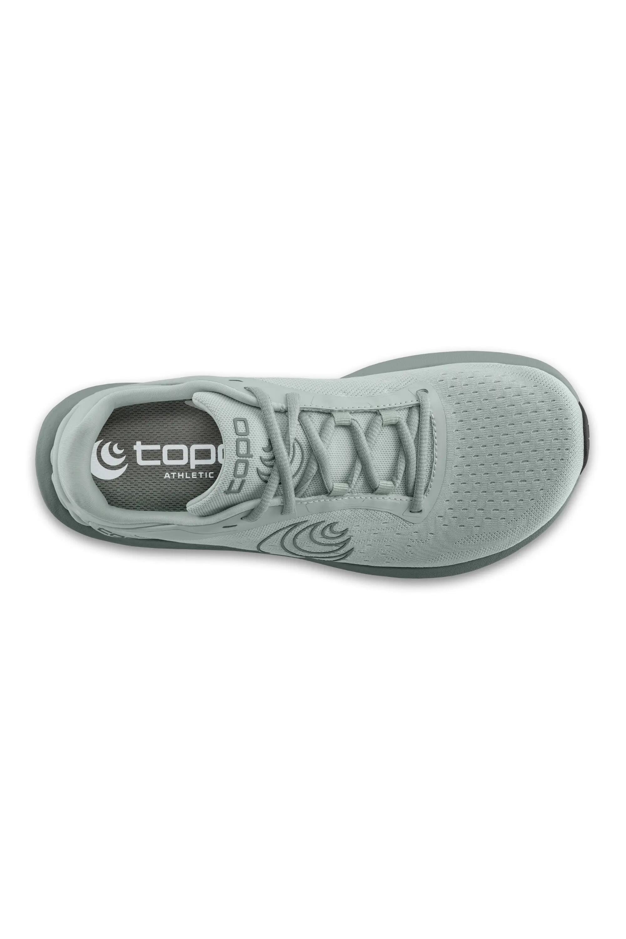 Zapatillas barefoot running mujer, drop cero, ST-6, gris/blanco 3/4