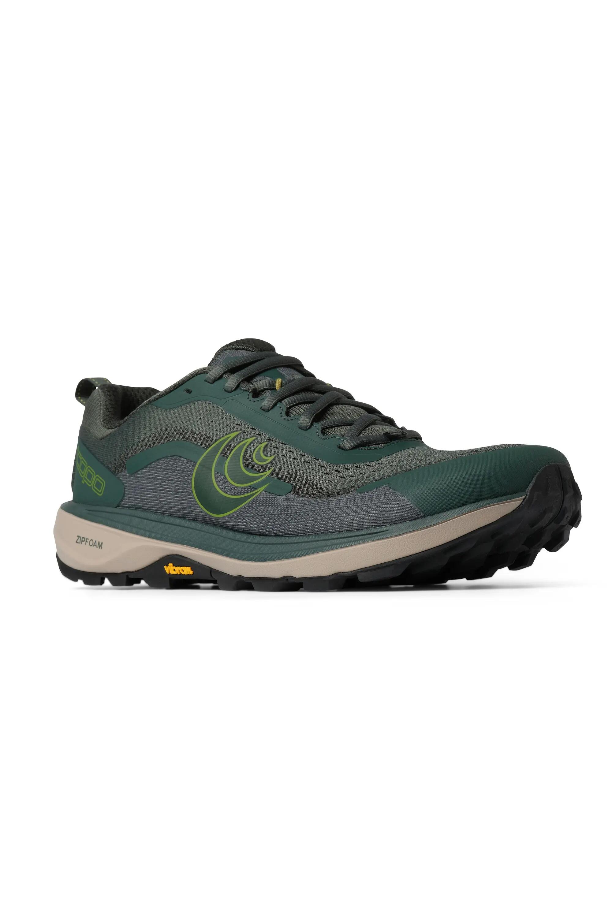 Ténis de trail running para homem, aderentes, Terraventure 5, verde 2/4