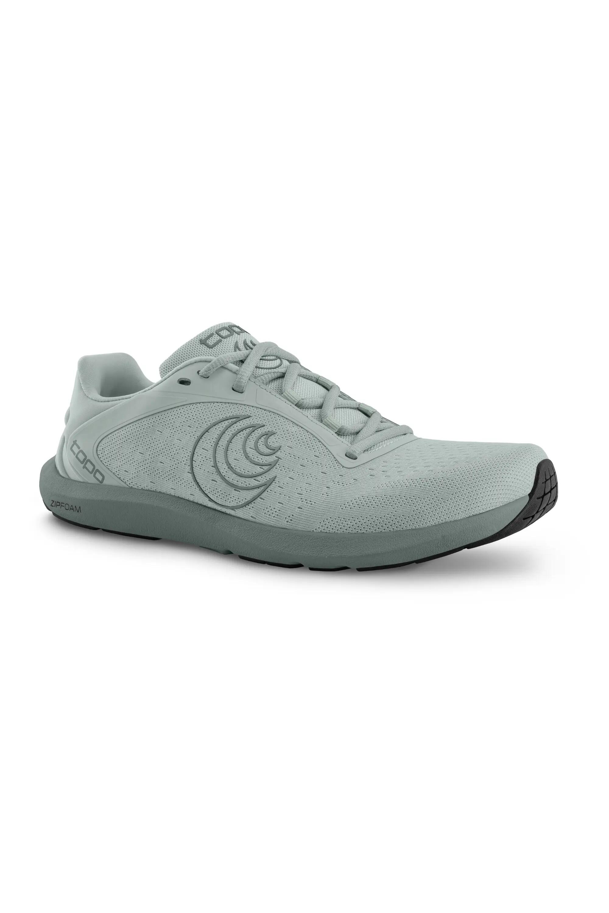 Zapatillas barefoot running mujer, drop cero, ST-6, gris/blanco 2/4