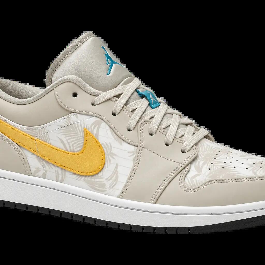 Herren - Sneaker - Low - Air Jordan 1 Low Orewood Brown - Weiß
