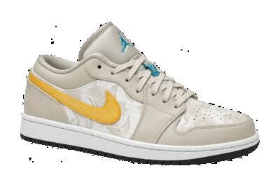 Uomo - Sneaker - Low - Air Jordan 1 Low Orewood Brown - Bianco
