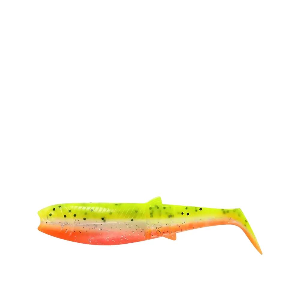 Appât souple Savage Gear Cannibal Shad Cor Firecracker 7/10