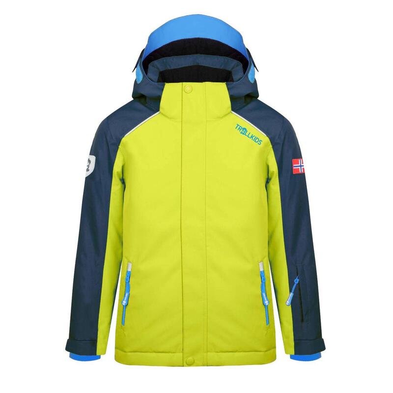 Veste de ski pour enfants Holmenkollen PRO Imperméable Bleu marine/Bleu