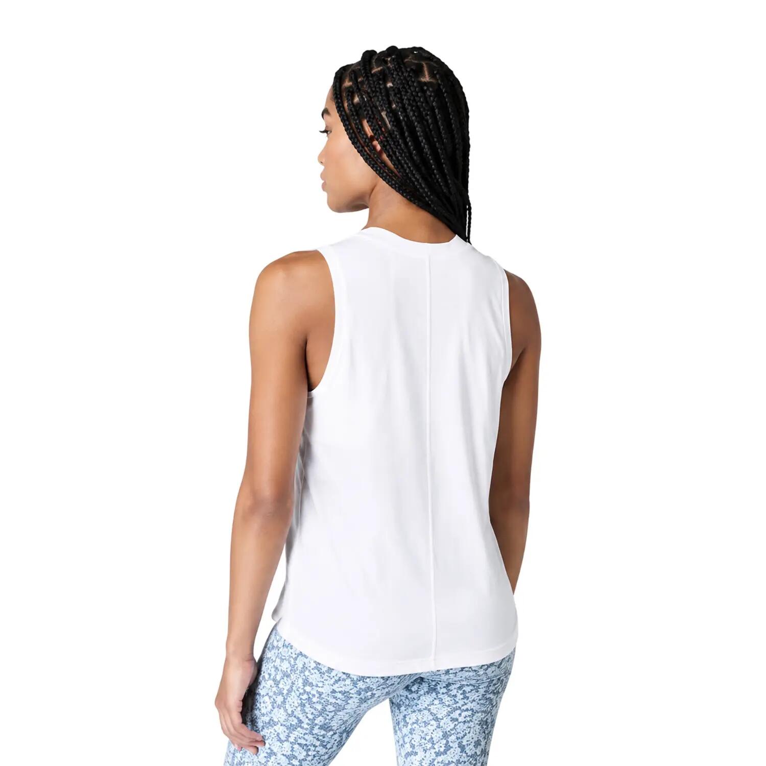Camiseta Soft Flow Studio para Mujer Blanco 3/3