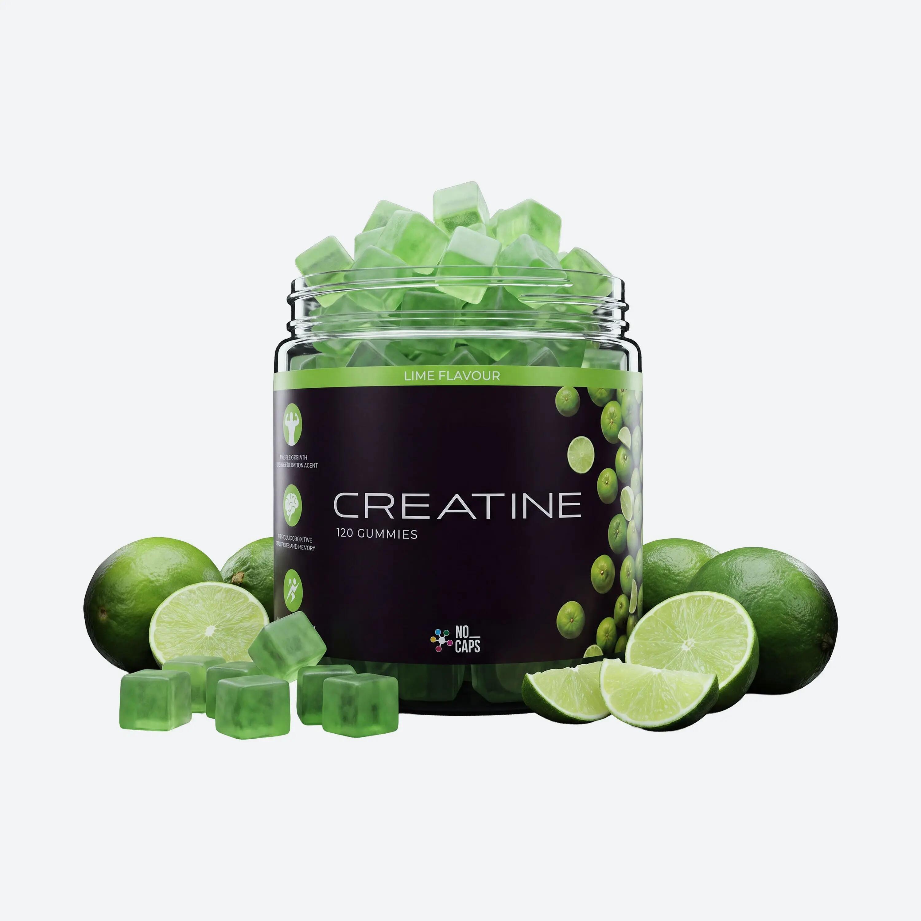 Żelki z kreatyną DMT no_caps Creatine 3 x 120 szt. 3/4