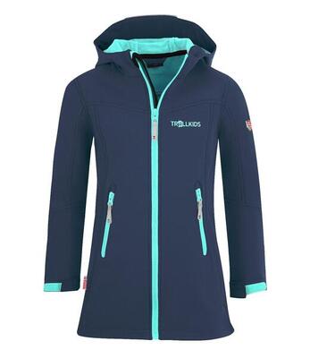 Kinder Mantel Parka Lillesand Wasserabweisend Marineblau / Magenta