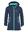 Manteau enfant Parka Lillesand bleu marine/turquoise