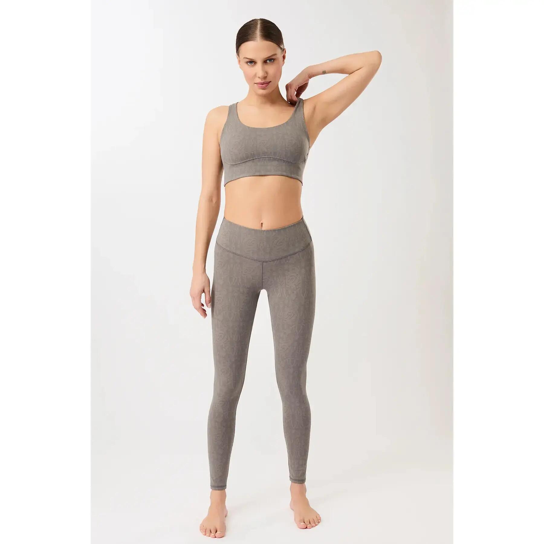 Leggings impresos en monocromo mujer Mandala 4/5