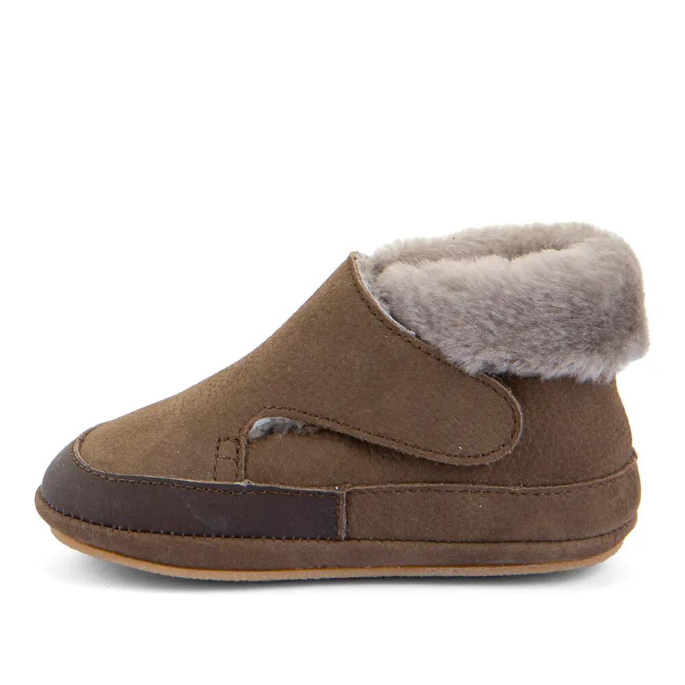 Buty zimowe barefoot dziecięce Froddo FURRY WALK, brązowe 3/7