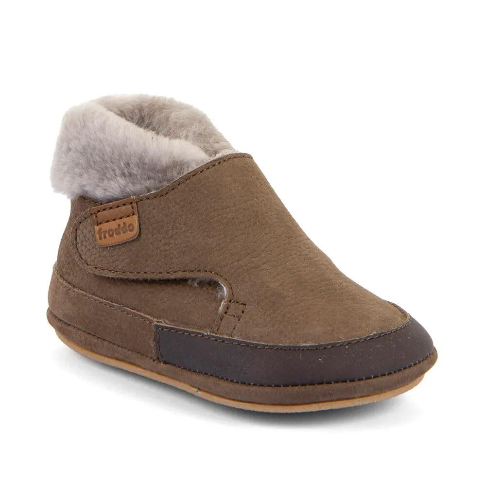 Buty zimowe barefoot dziecięce Froddo FURRY WALK, brązowe 2/7