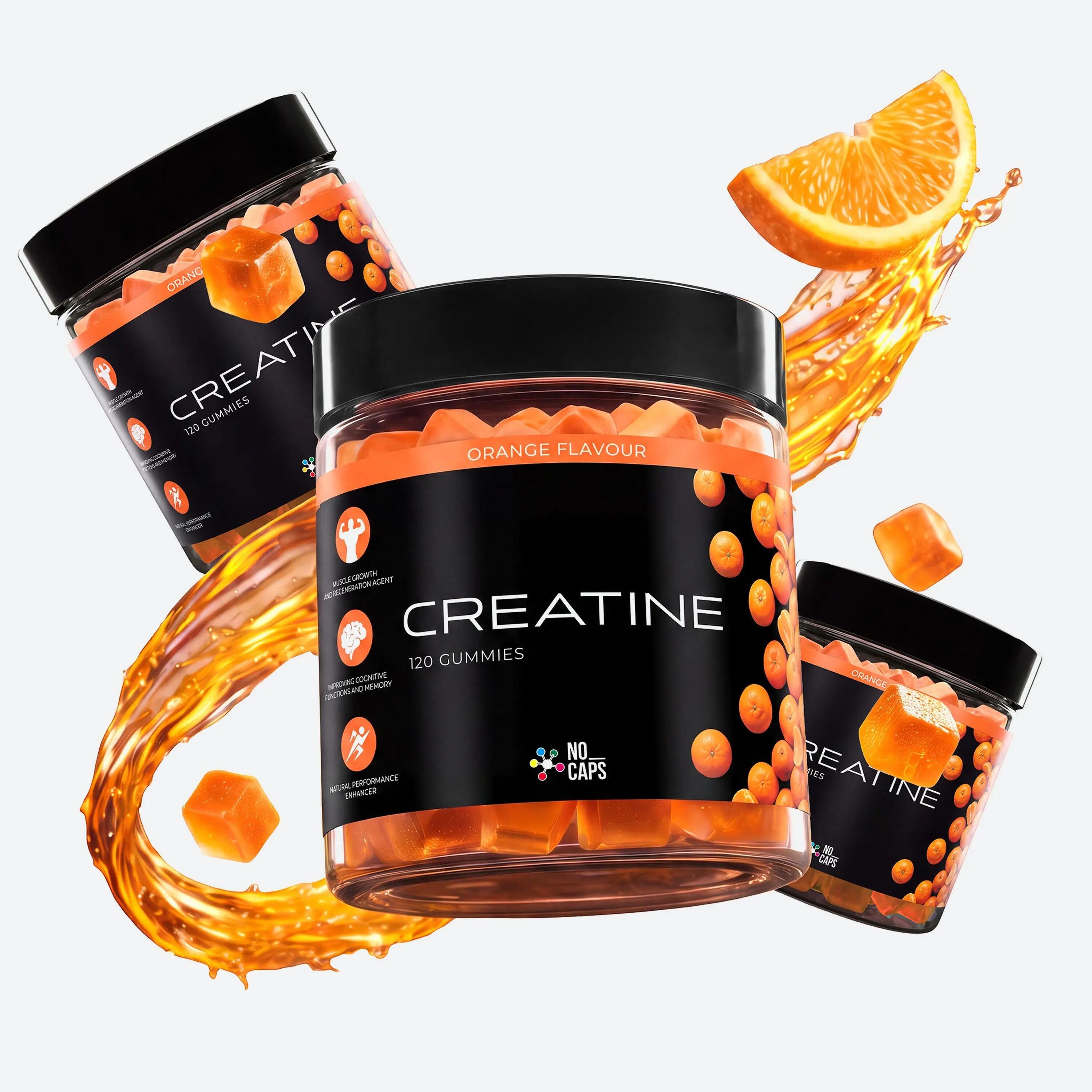 Żelki z kreatyną DMT no_caps Creatine 3 x 120 szt. 2/4