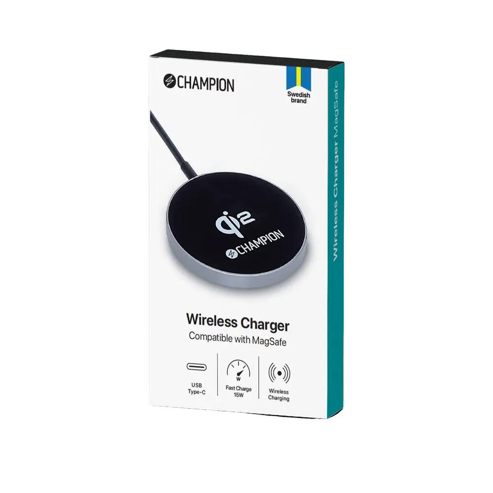 Draadloze oplader Champion QI2 15W 2/2