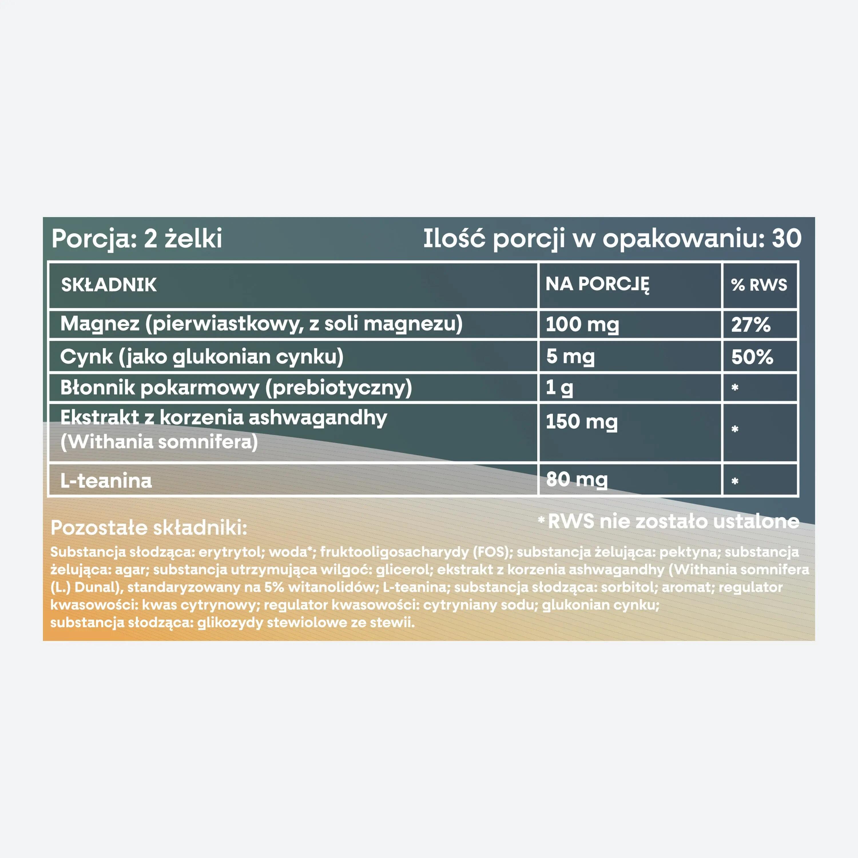 Żelki z magnezem i ashwagandhą DMT no_caps Balance 3 x 60 szt. 4/4