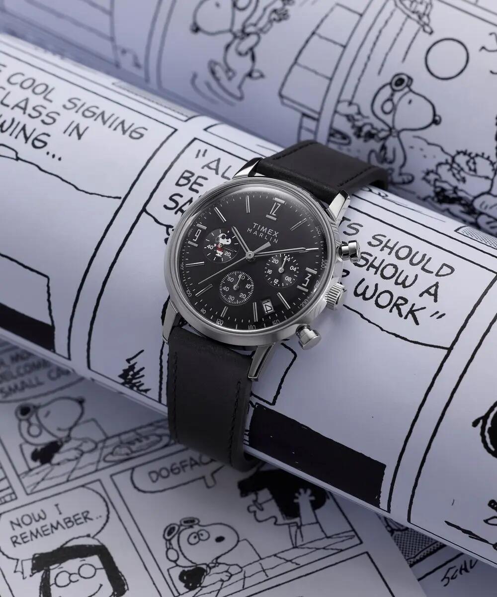 Timex Chronograph Uhr Schwarz/Schwarz TW2Y48500 5/6