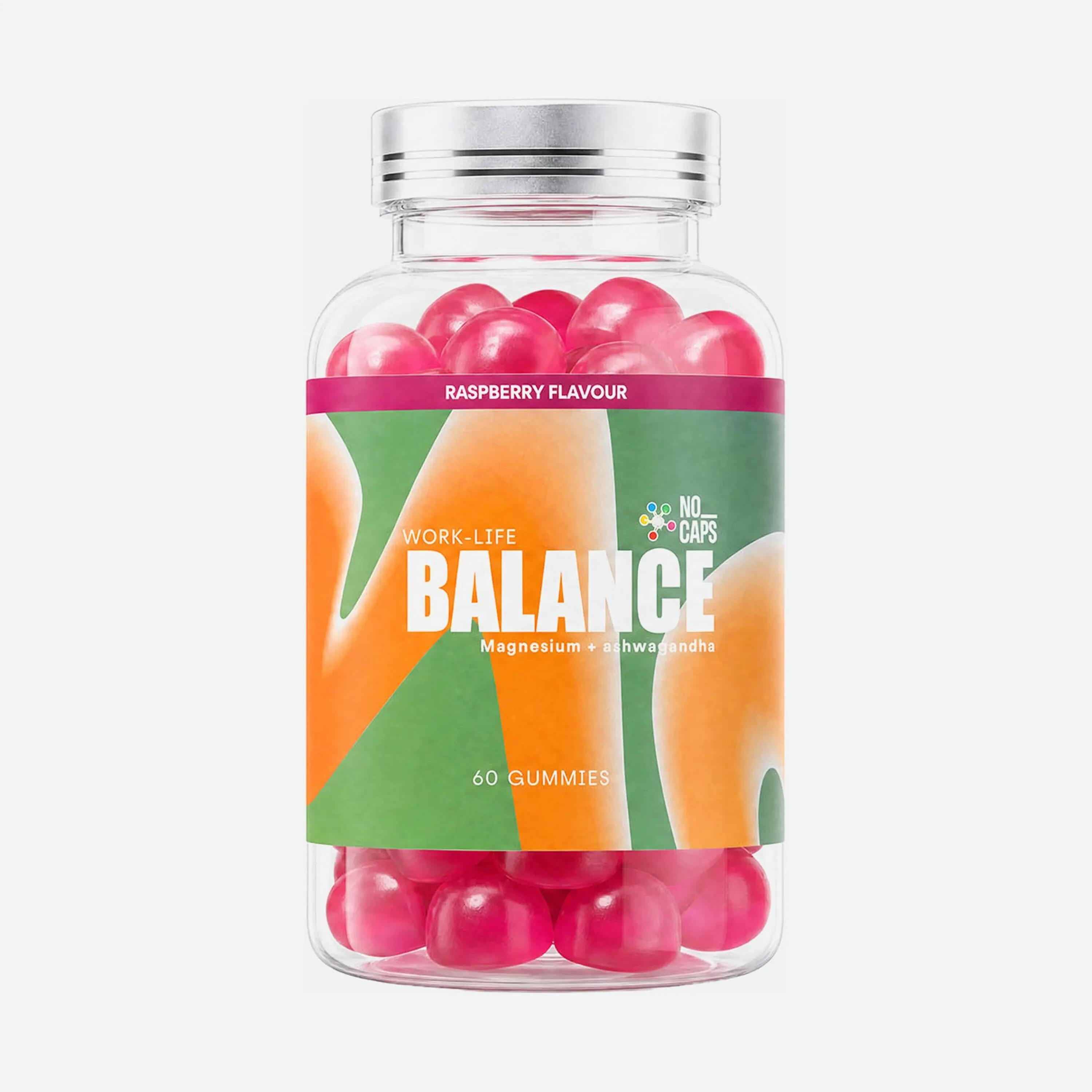 Żelki z magnezem i ashwagandhą DMT no_caps Balance 3 x 60 szt. 2/4