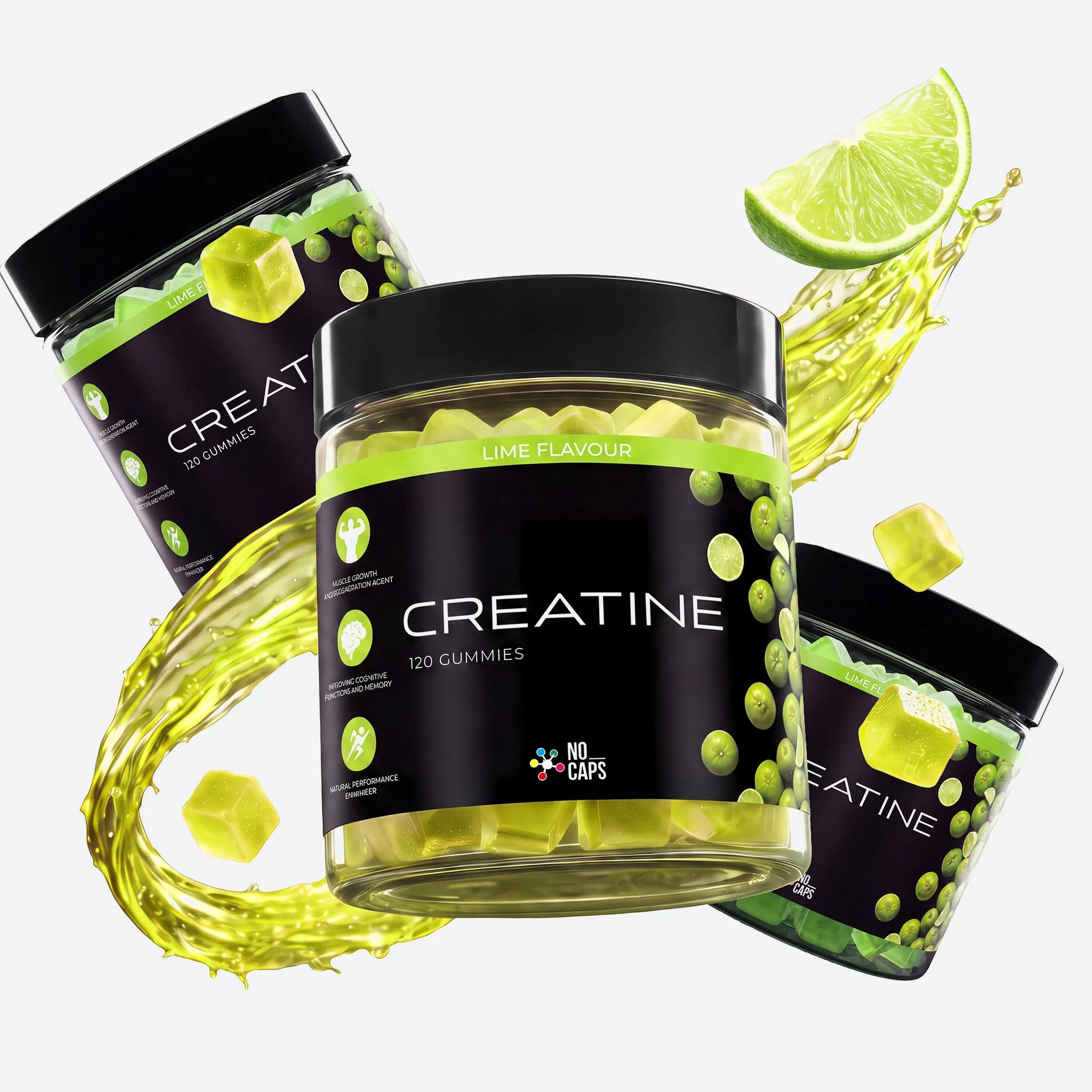 Żelki z kreatyną DMT no_caps Creatine 3 x 120 szt. 2/4