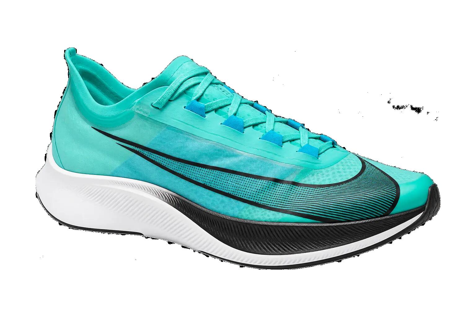 Uomo - scarpe da corsa - scarpe - lucide - Nike Zoom Fly 3 - verde 1/1