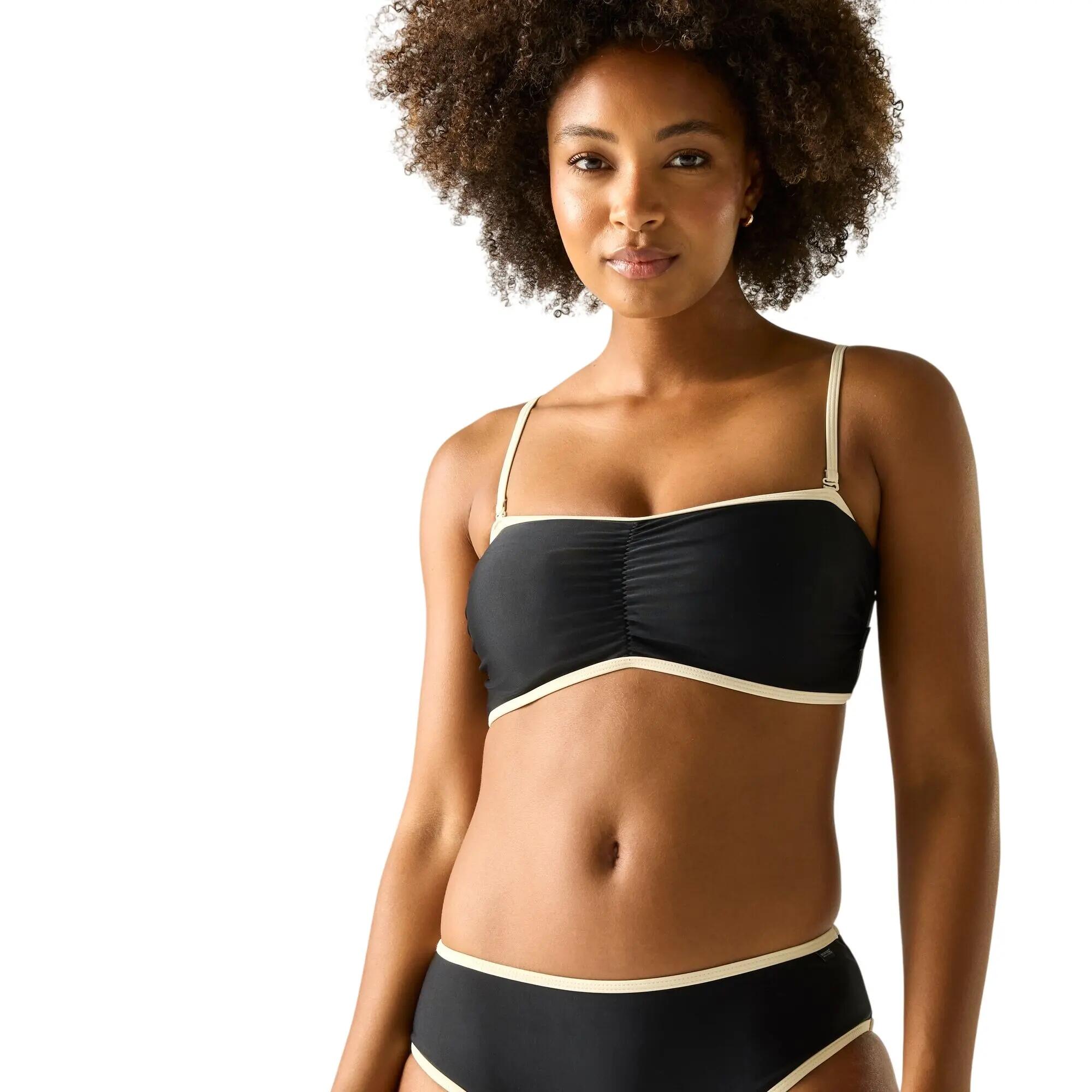 Haut De Maillot De Bain À Bretelles Ajustables Amovibles KYRA Femme (Noir) 4/7
