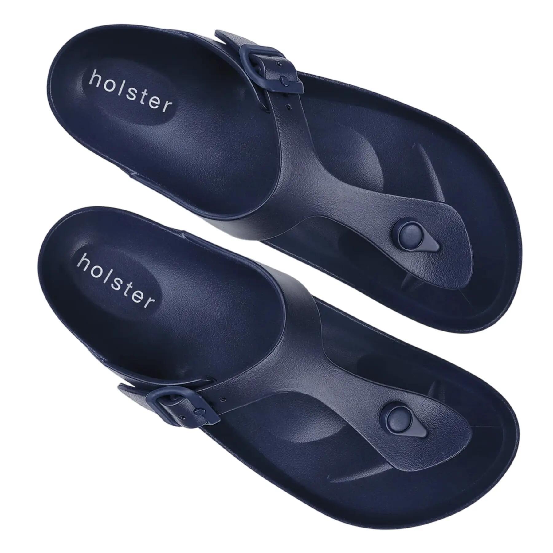 Womens/Ladies Coastal Sandals (Midnight Blue) 4/4