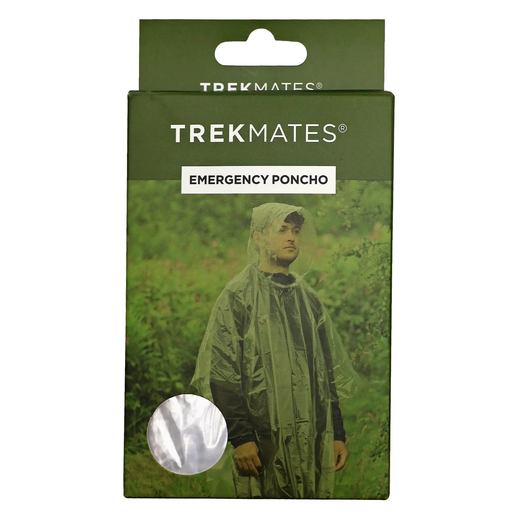 Trekmates - Poncho d'urgence léger pliable et imperméable 2/3
