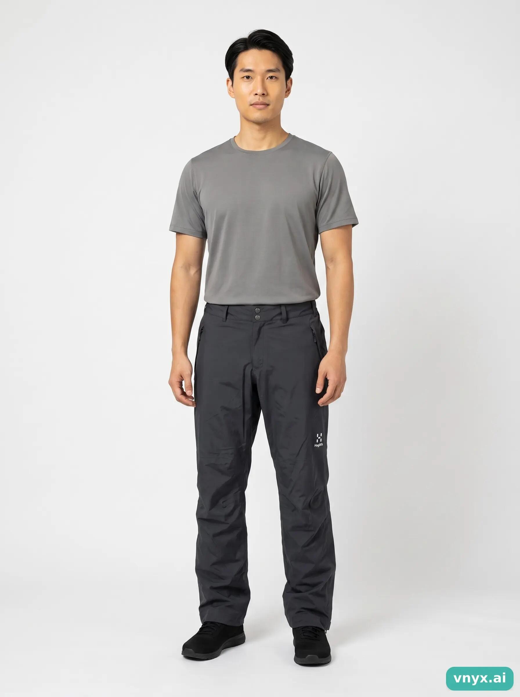 Second Life - Vintage Haglöfs Black Trousers Men W34 3/5