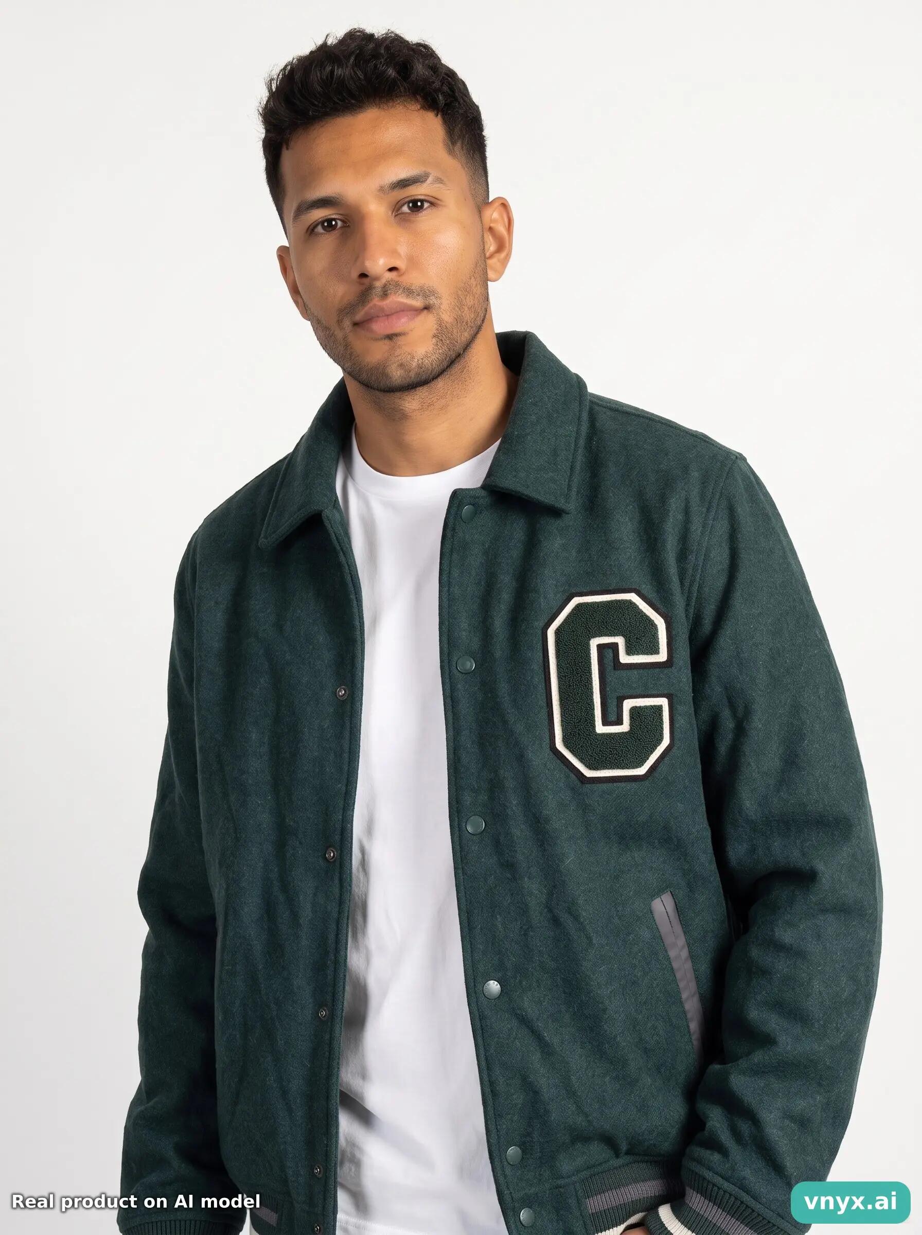 Second Life - Vintage Carhartt Dark Green Bomber Jacket Men M 5/5