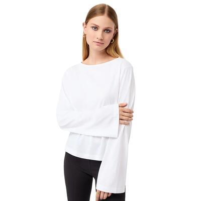 Dames-t-shirt met lange mouwen mandala iconic