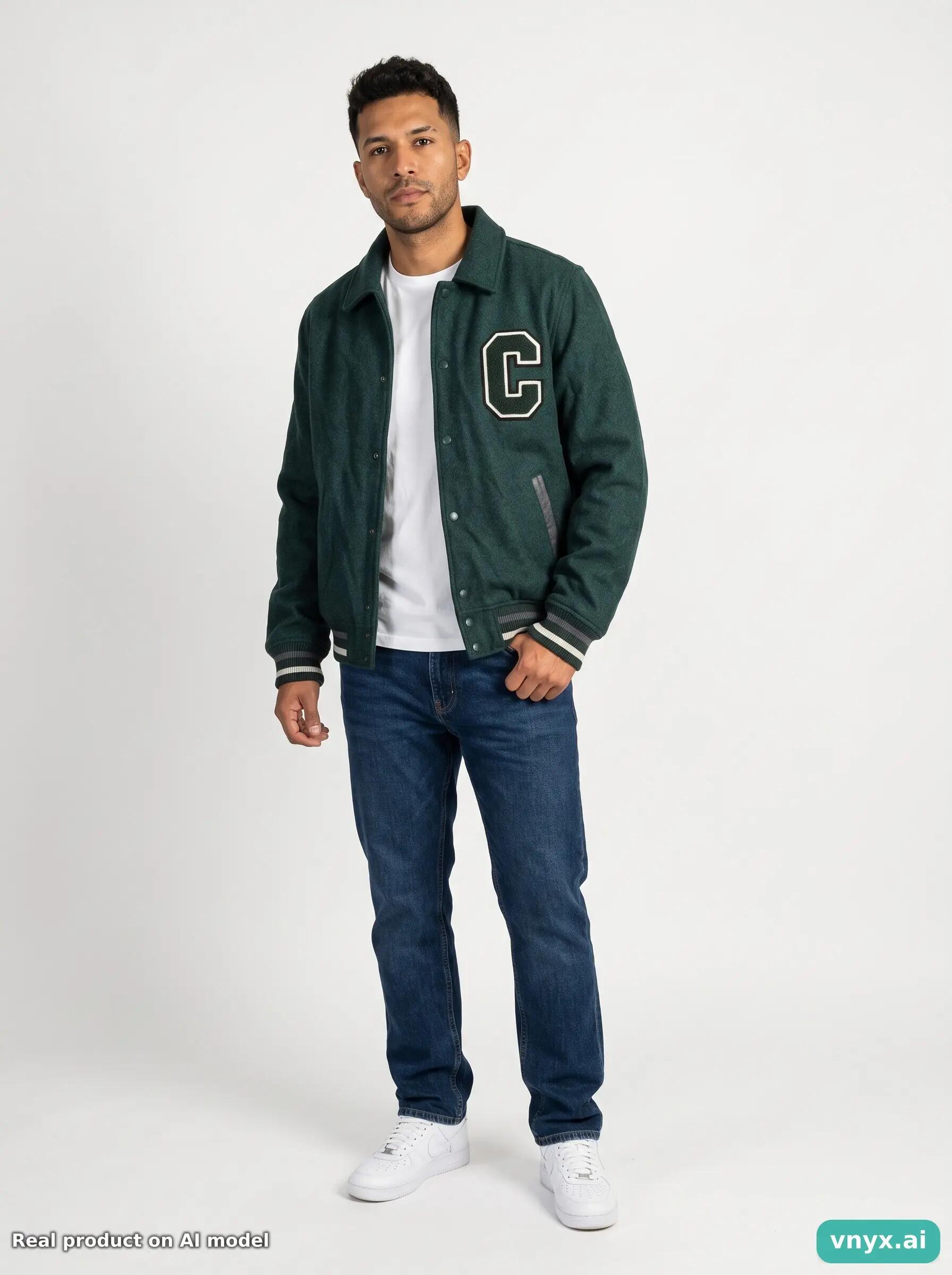 Second Life - Vintage Carhartt Dark Green Bomber Jacket Men M 3/5