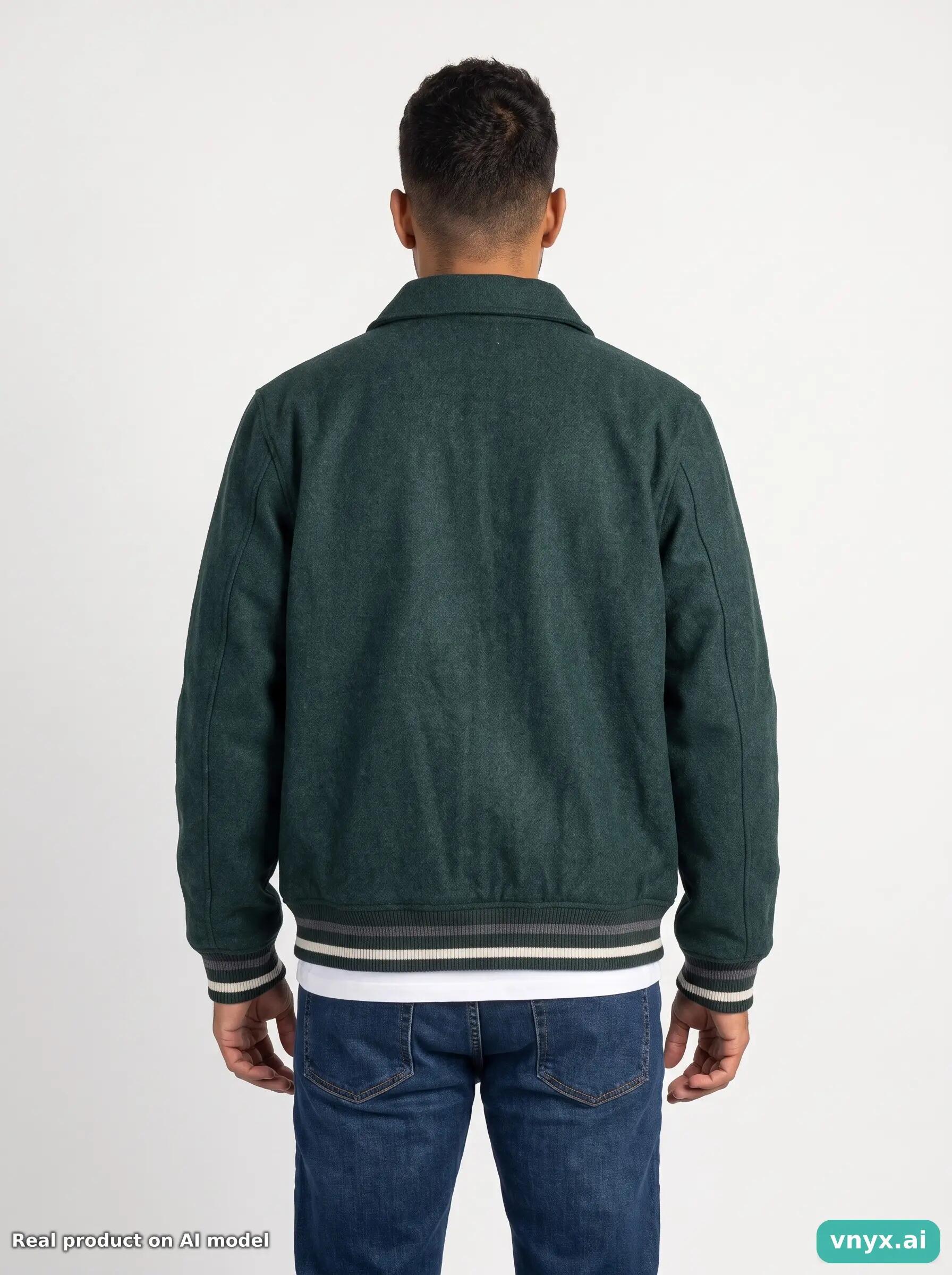 Second Life - Vintage Carhartt Dark Green Bomber Jacket Men M 2/5
