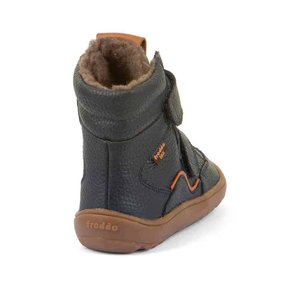Buty zimowe - dziecięce - Froddo - TEX WINTER - barefoot, Dark Blue 5/7