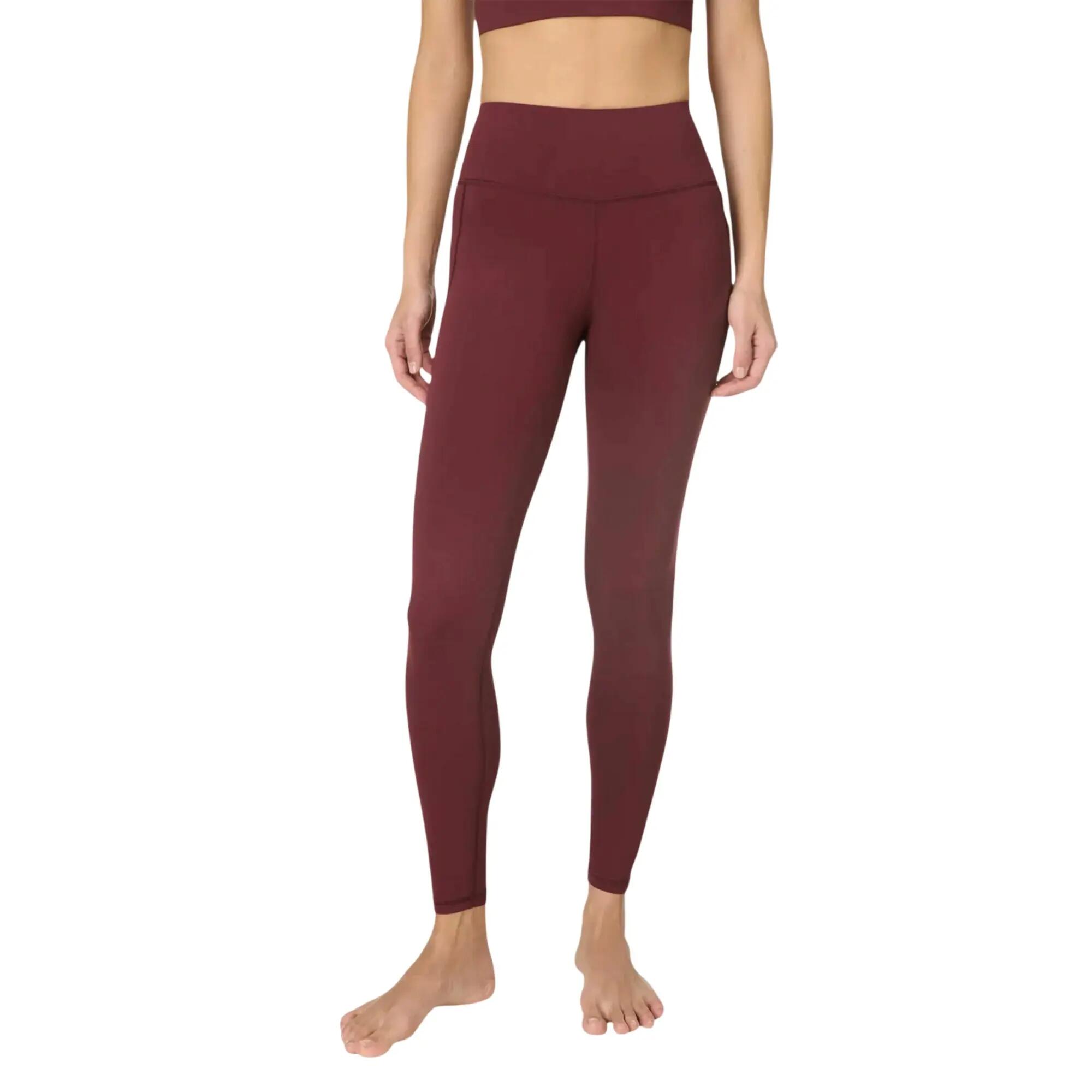 Legging Yoga ULTIMATE Femme (Rouge Grenat) 4/4