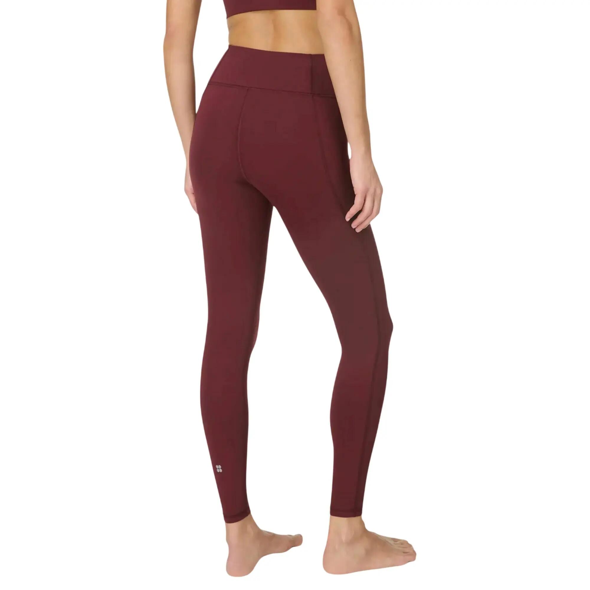 Legging Yoga ULTIMATE Femme (Rouge Grenat) 3/4