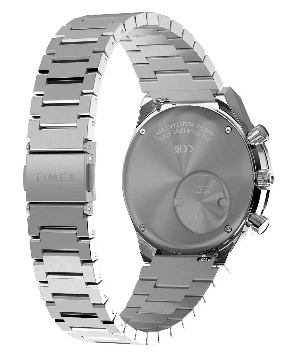 Timex Chronographe Montre Argent/Bleu TW2Y88600 4/6
