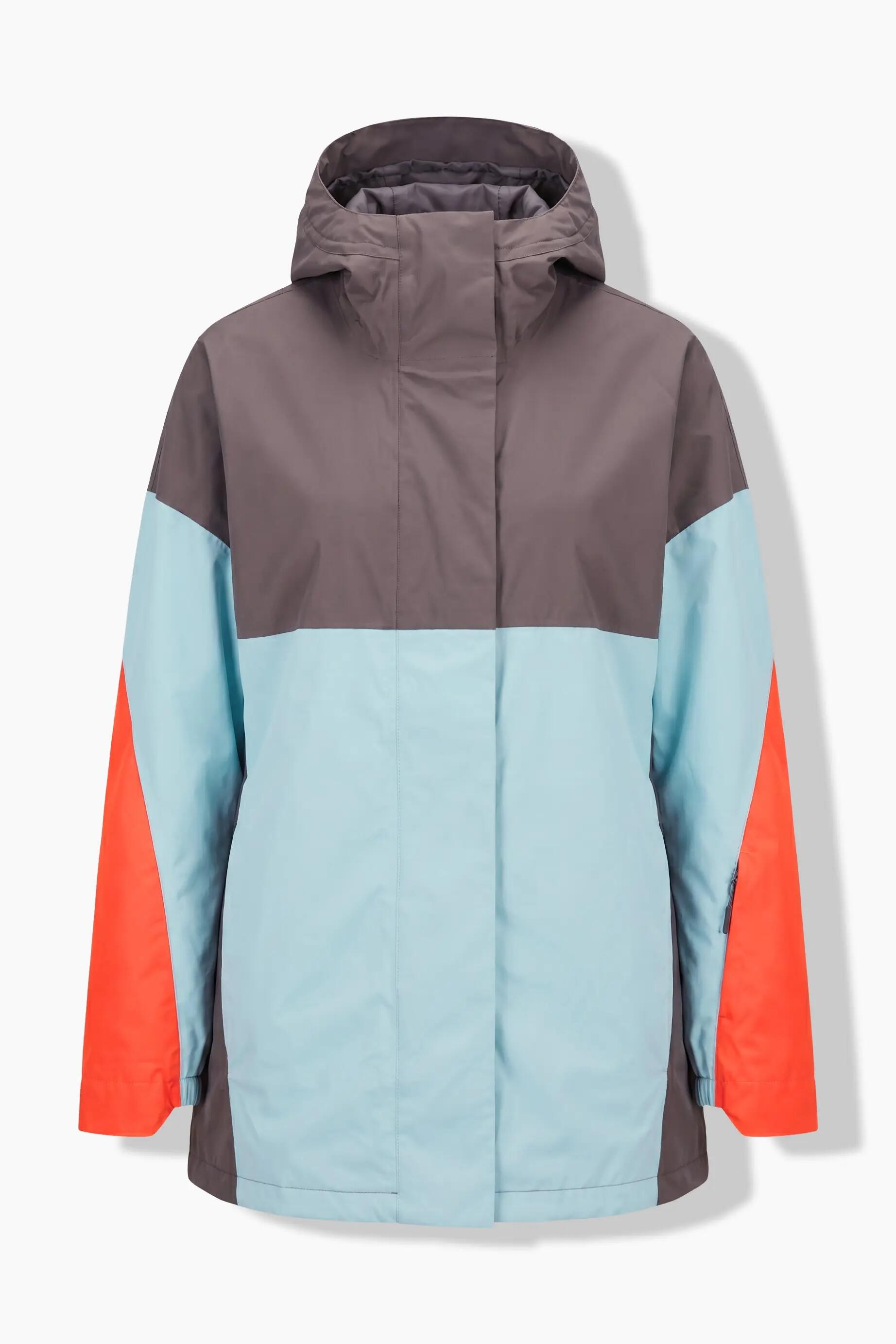 Dames HYPRAR Zipin-functionele jas waterdicht capuchon 6/6