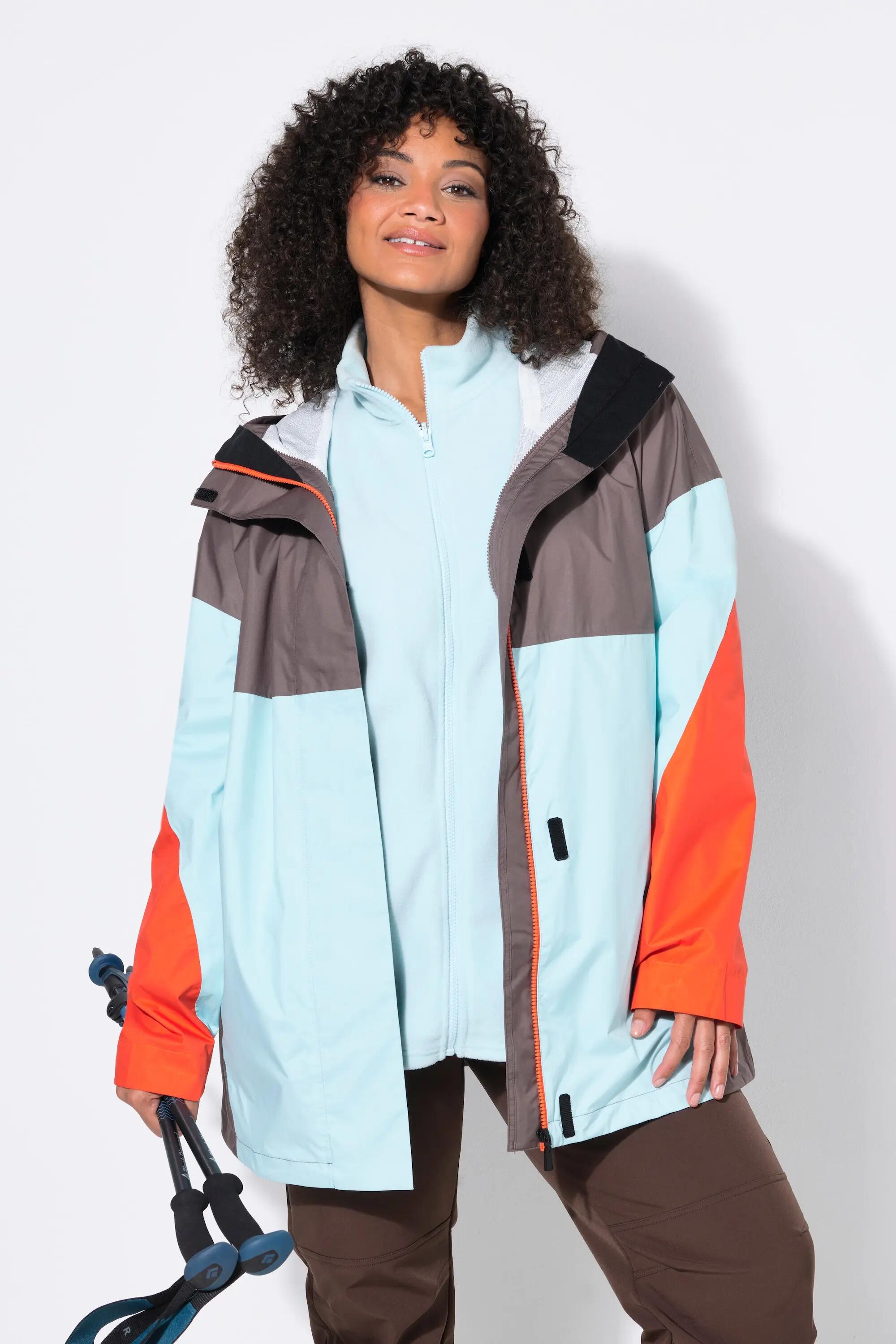 Dames HYPRAR Zipin-functionele jas waterdicht capuchon 5/6