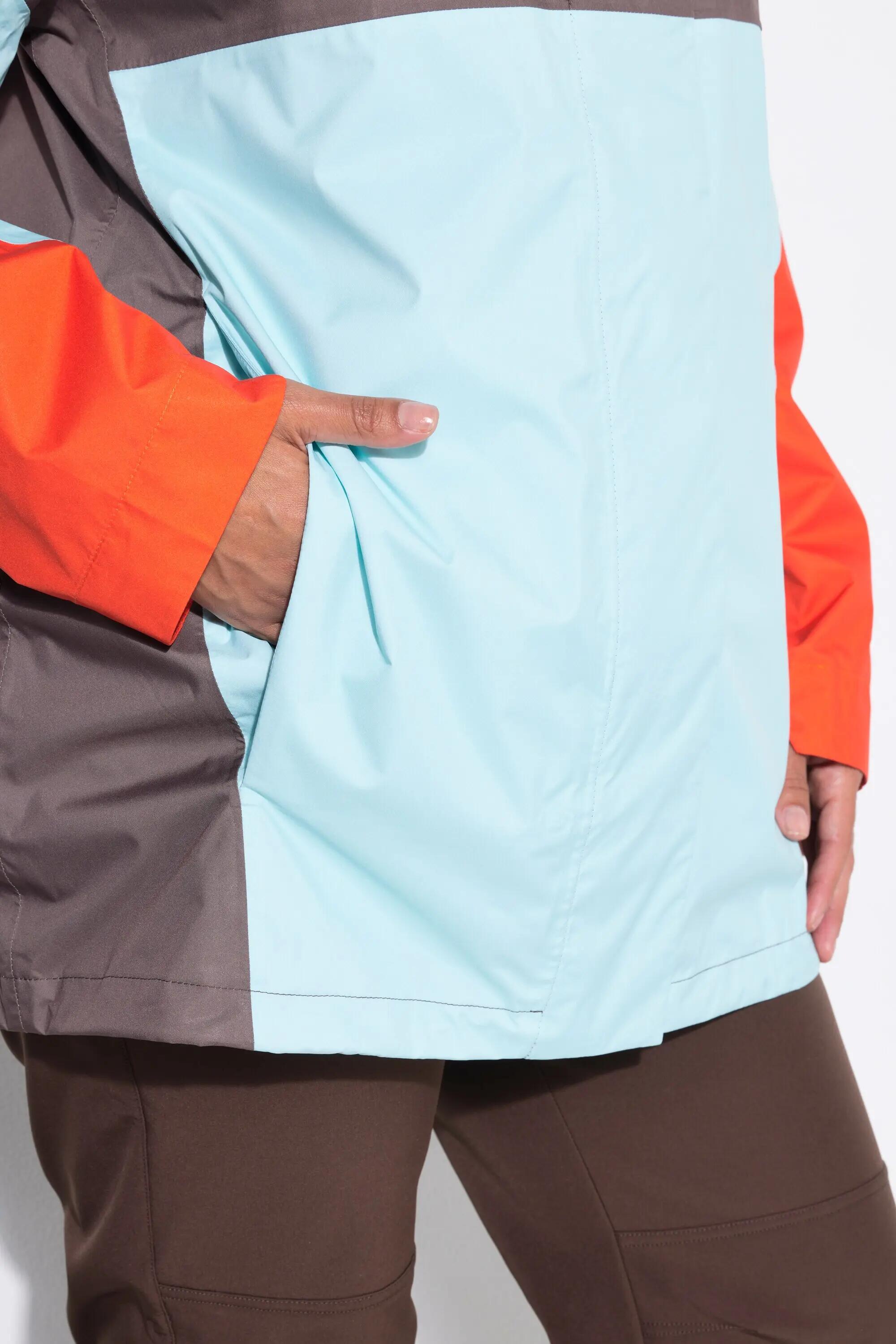 Dames HYPRAR Zipin-functionele jas waterdicht capuchon 3/6