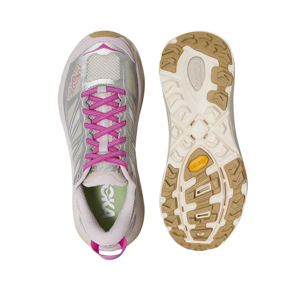 Zapatos de trail HOKA Mafate Speed 2 Plata/Cream Lilas 4/6