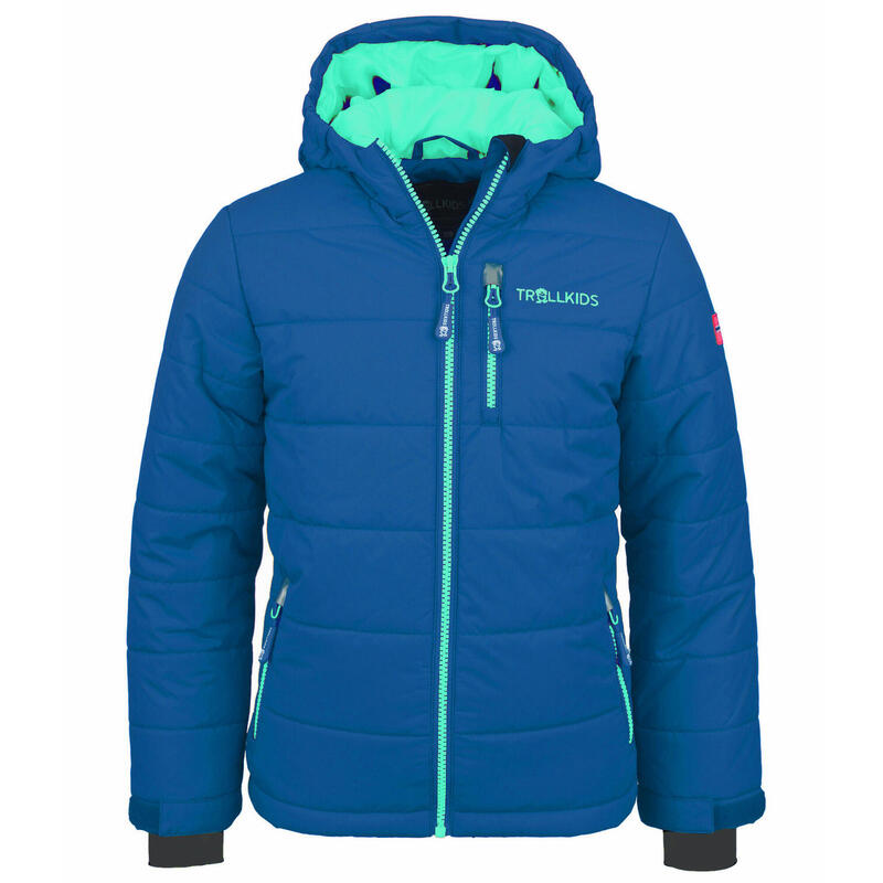 Veste d'hiver pour enfants Hemsedal bleu minuit / menthe foncée