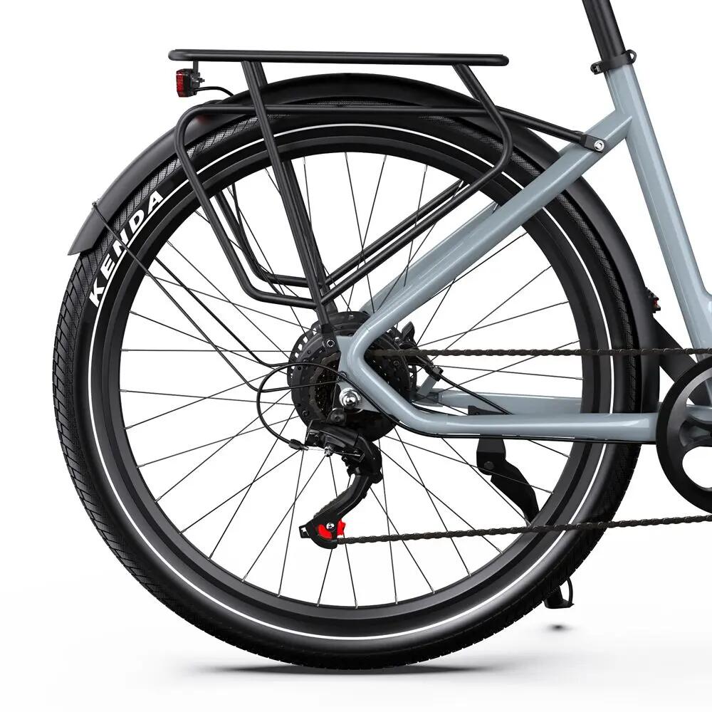 Bicicleta elétrica Onesport WT05 com pneu de 27,5", motor de 250 W, bateria de 3 9/15