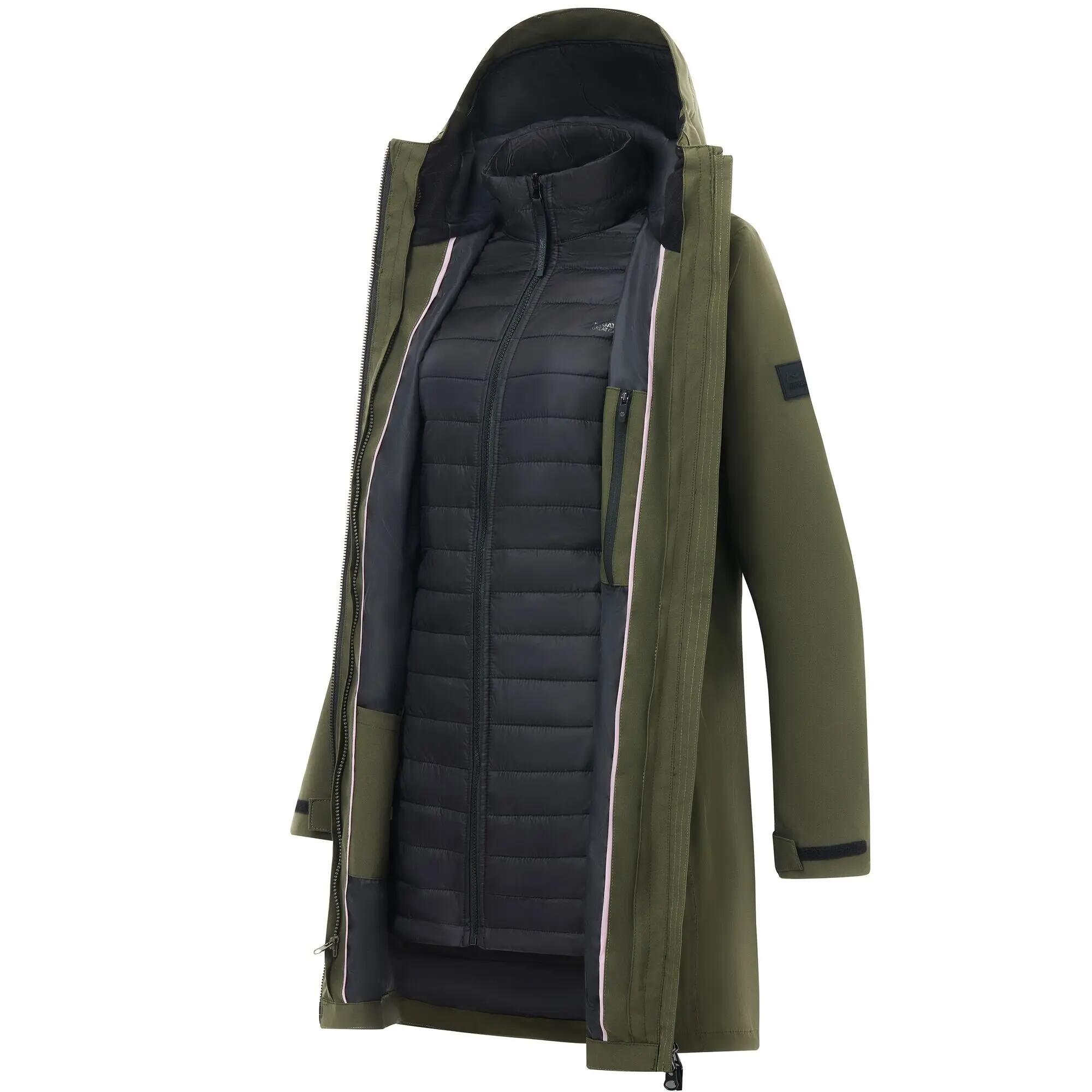 Veste DENBURY Femme (Kaki Foncé / Noir) 4/7