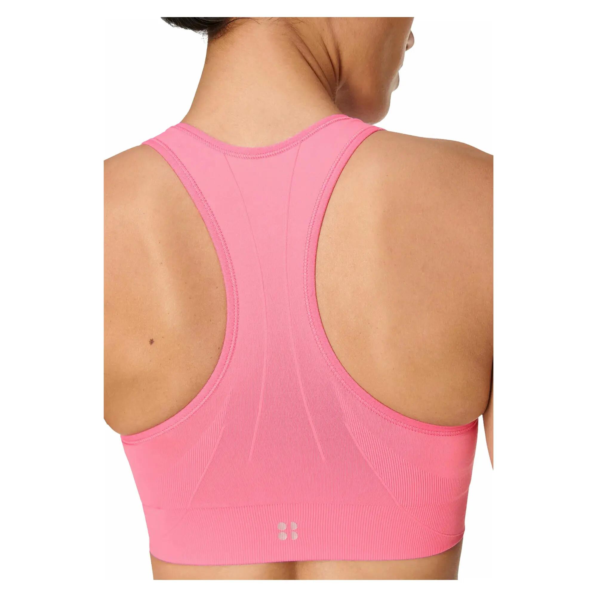 Reggiseno Sportivo Allenamento Donna Sweaty Betty Stamina Rosso Lollipop 5/5