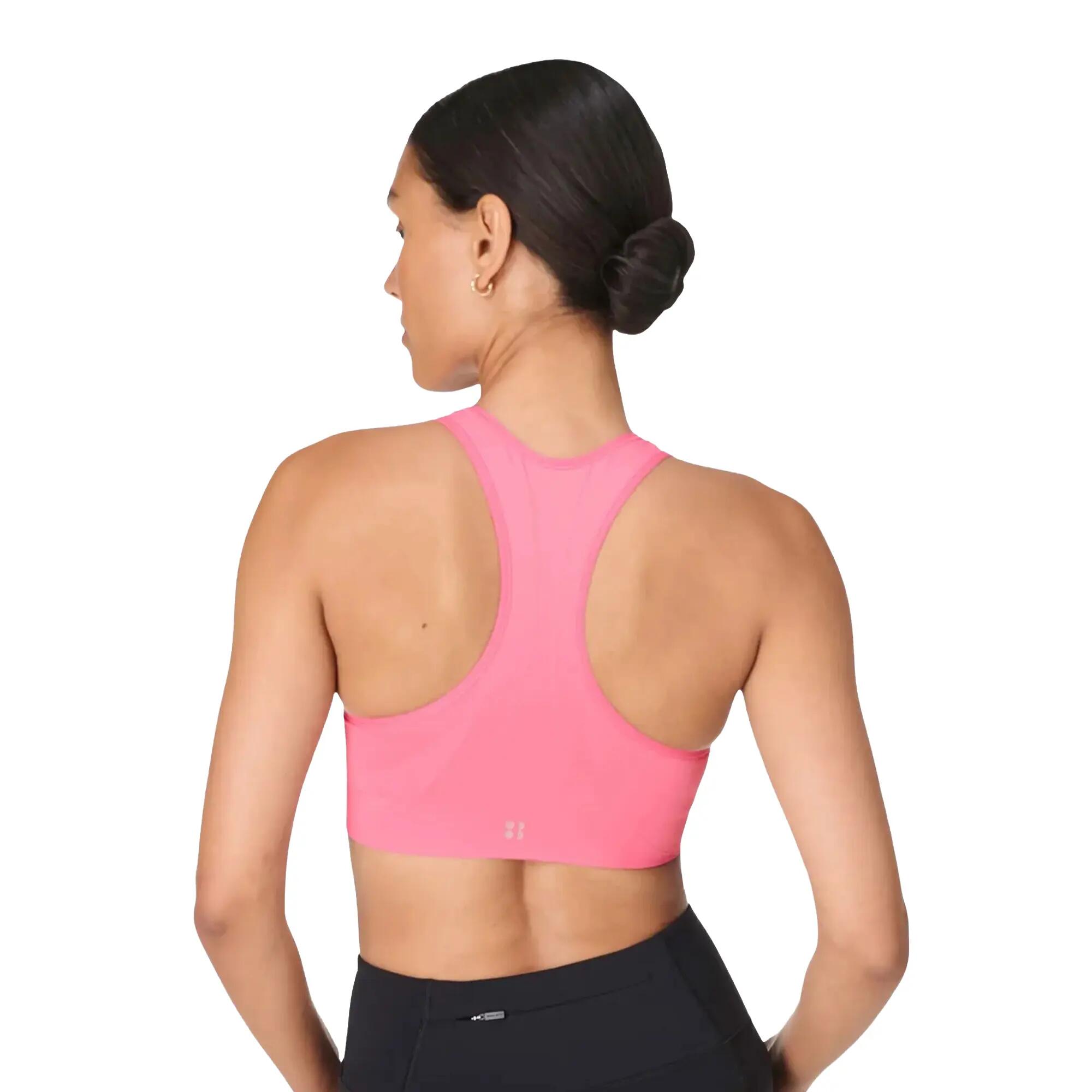 Reggiseno Sportivo Allenamento Donna Sweaty Betty Stamina Rosso Lollipop 3/5