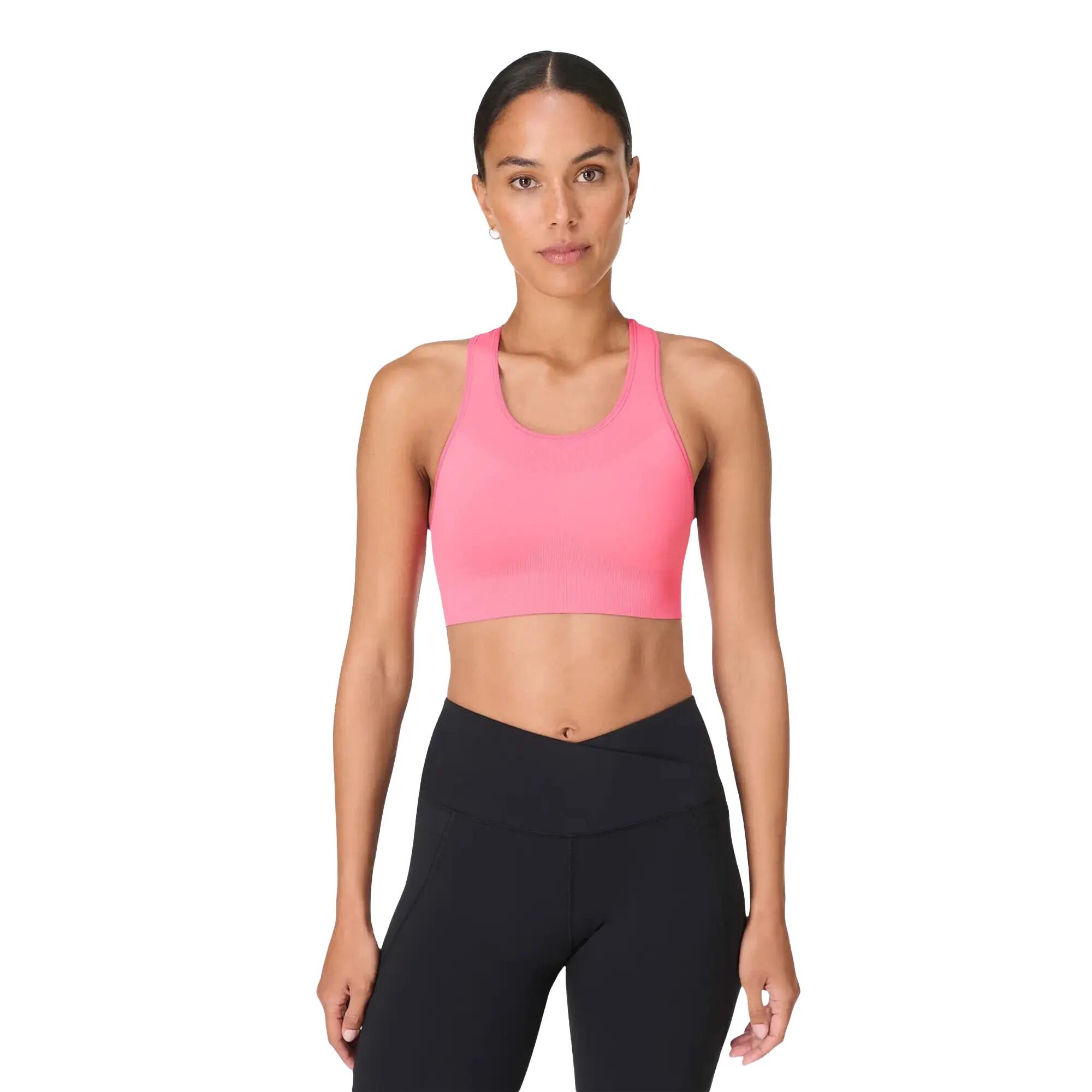 Reggiseno Sportivo Allenamento Donna Sweaty Betty Stamina Rosso Lollipop 2/5