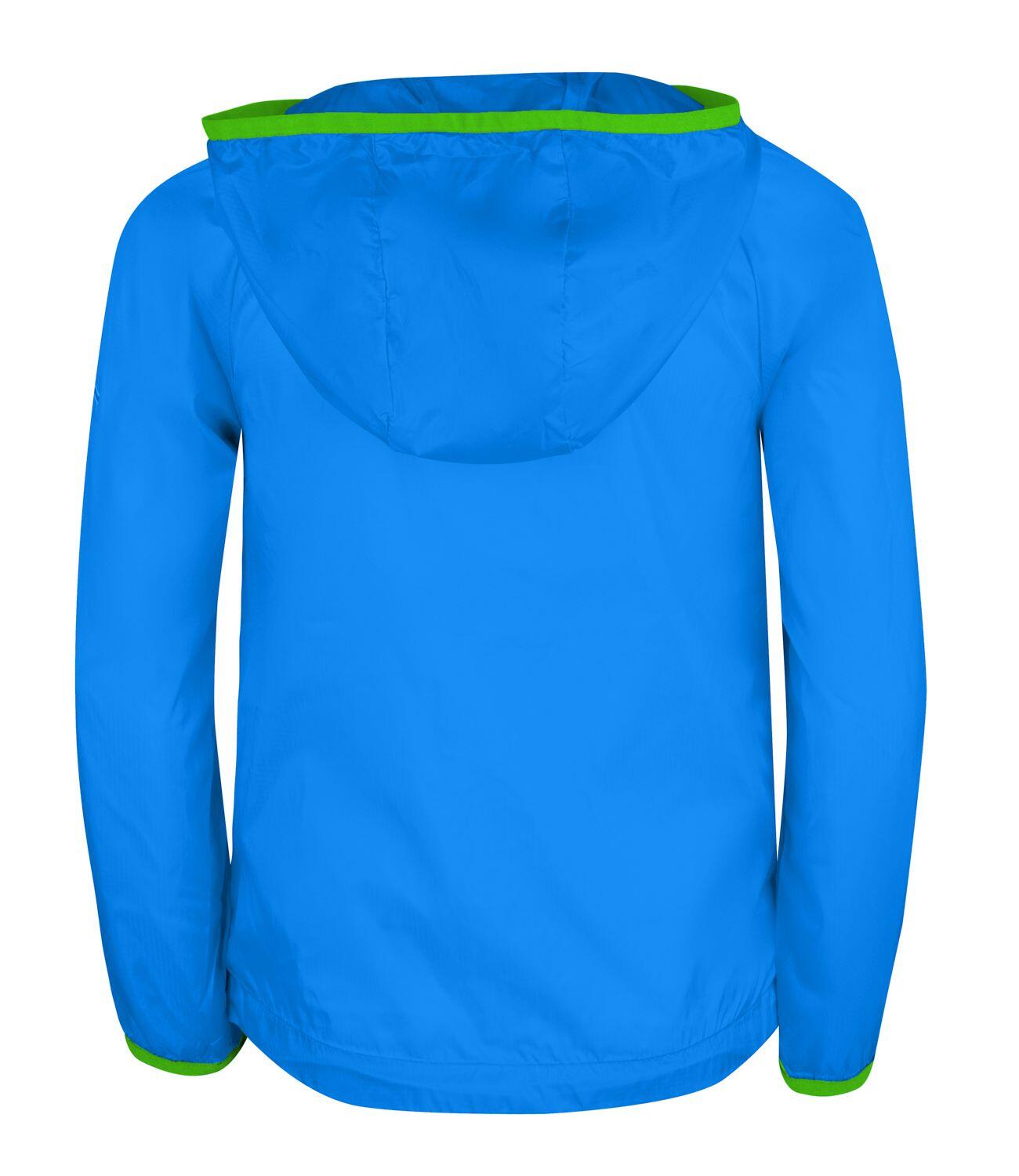 Coupe-vent enfant Fjell bleu moyen/vert 2/3