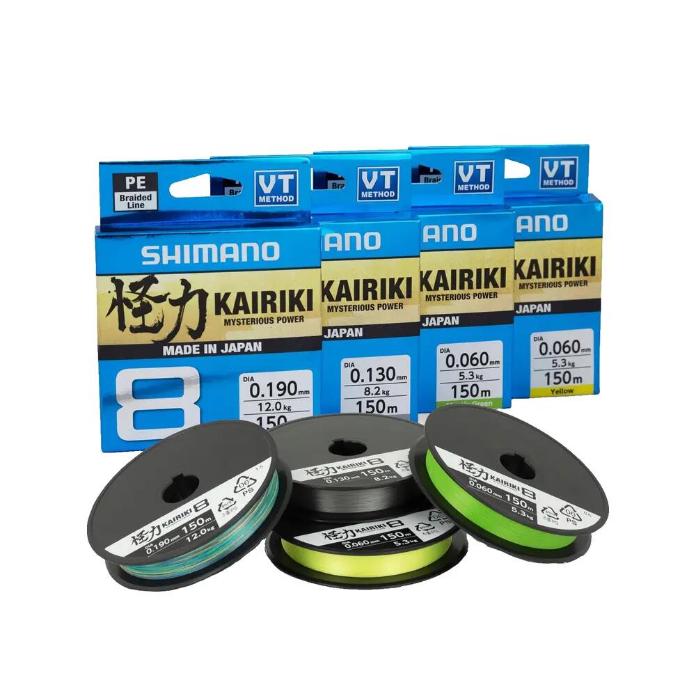 Fil di pesca Shimano Kairiki 8 Colore Acciaio 1/8