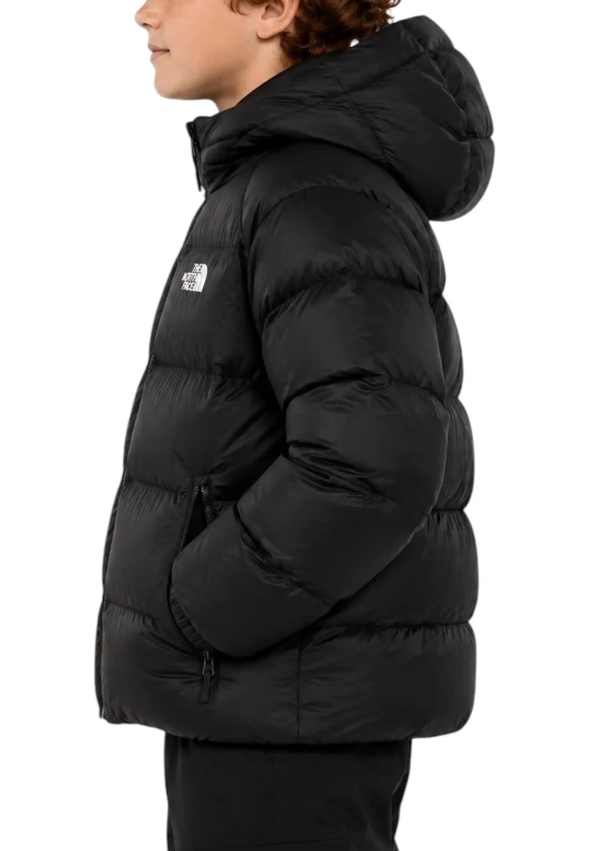 The North Face - Chłopięca Kurtka Puchowa z Kapturem Hydrenalite, Czarny - M 4/6