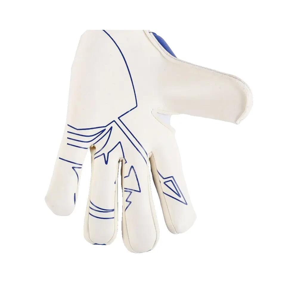 HO Soccer Mgc Plus Total Grip Goalkeeper Gloves White/Blue 3/6