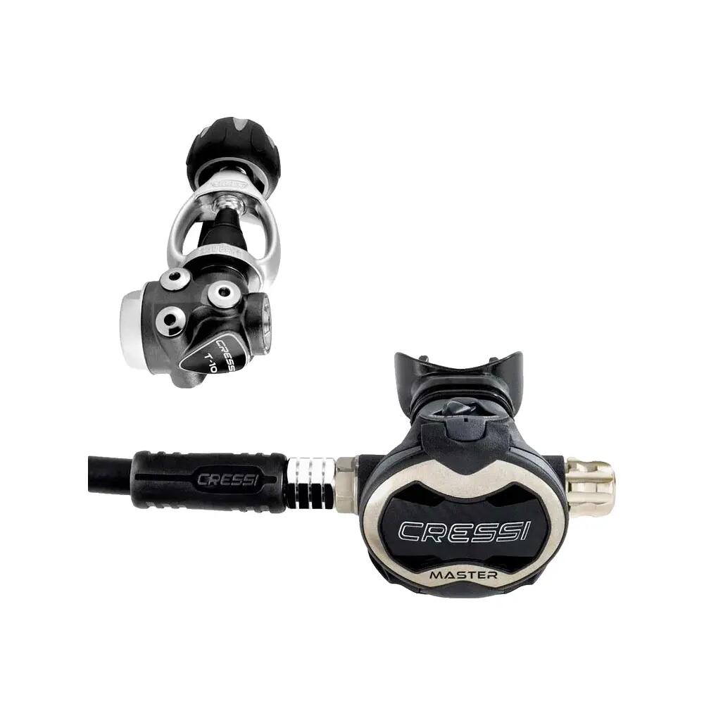 Regulador de mergulho Cressi Master Titanium T10 Sc Int Preto 2/7