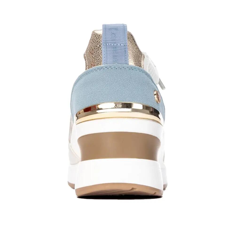 Buty XTI Baskets na koturnie damskie z sznurówkami 7/7